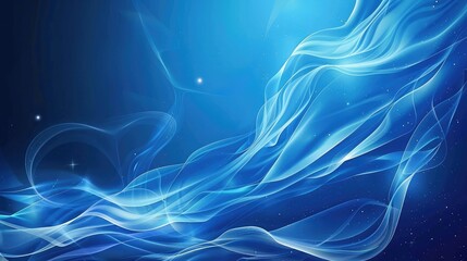 Beneath the bright blue business background,abstract background images wallpaper ,Abstract smooth wavy blue motion lines background