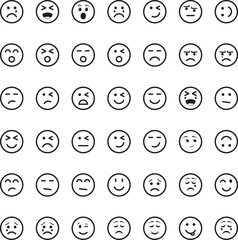 Face Reaction Emoji Icon Pack