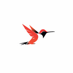 Obraz premium Hummingbird in cartoon, doodle style. Image for t-shirt, web, mobile apps and ui. Isolated 2d vector illustration in logo, icon, sketch style, Eps 10. AI Generative