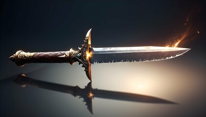 A dagger of creation its edge sparking with the p upscaled_3