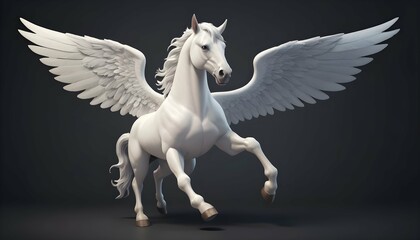 A pegasus icon with wings