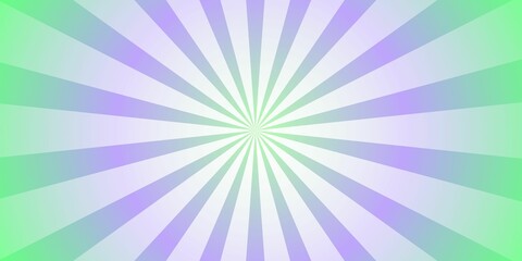 Purple And Green Gradient Fusion White Rays Background, Radiant Sunburst Effect, Radial Circle Rays, Sunburst White Rays