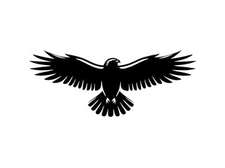 Obraz premium Majestic Hunter: Hawk Vector Illustration for Wildlife Designs and Powerful Art