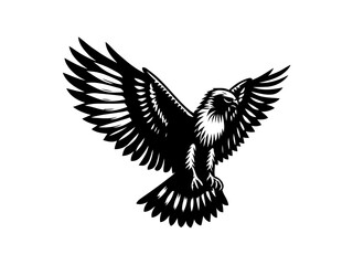 Fototapeta premium Majestic Hunter: Hawk Vector Illustration for Wildlife Designs and Powerful Art