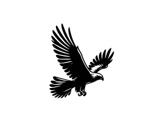 Fototapeta premium Majestic Hunter: Hawk Vector Illustration for Wildlife Designs and Powerful Art