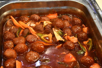 Chicken Meatball in thai sauce