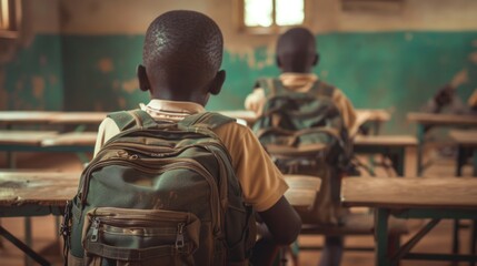 Back to school in Africa.