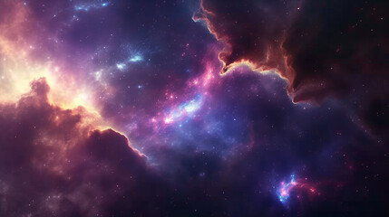 Fototapeta premium nebula Generative AI 