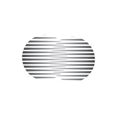 Image superimposition, linear icon, color superimposition and color matching. Image editing tool. Line with editable stroke