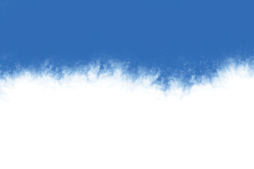 Grunge watercolor background deep blue image with vintage texture. Teal color blue foil Texture uneven. Pastel blue parchment paper aquarelle vignette texture. Sea wave abstract navy blue black neon 