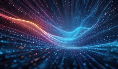 data stream concept abstract background