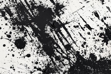 Black dried paint splattered dirty style. Royalty high-quality free stock image of Isolated ink stencils for graphic design, text fields.