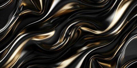 Obraz premium Black gold luxury background. Metallic sheen, shiny background