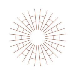 Obraz premium The pattern of the sun and clouds