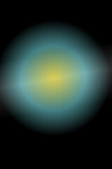 Dark abstract background with glowing blue yellow circles for template, texture, backdrop, design, banner business, illustration, wallpaper, color