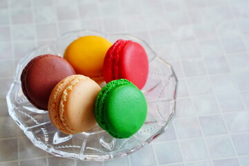 頂き物の可愛いマカロン。