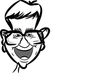 minimal cartoon vector art
