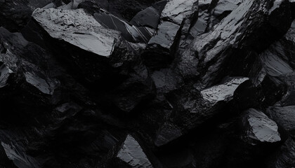 Black slate. Black slate texture. Rock background
