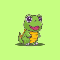 Cute crocodile cartoon