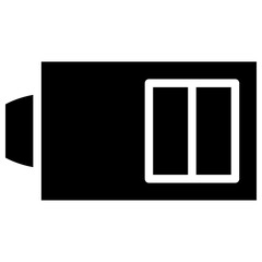 battery solid icon