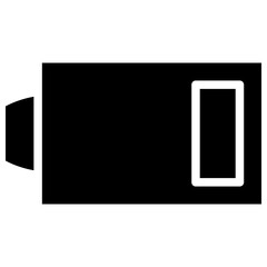 battery solid icon