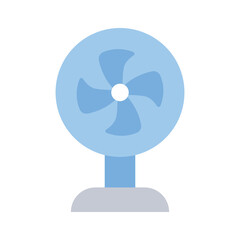 An editable vector of pedestal fan, home appliances icon