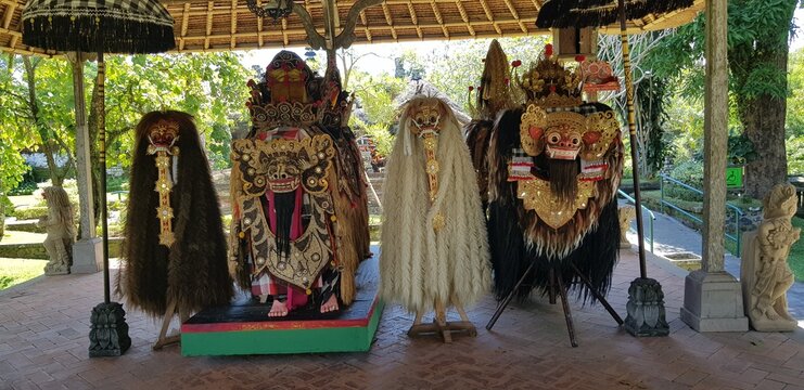 Bali, Indonesia - May 20, 2024: Rangda, demon queen of the leyaks in Bali