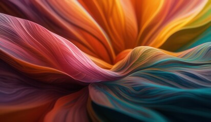Organic abstract panorama wallpaper background