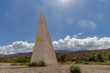 Tropic of Capricorn signal in Huacalera, province of Jujuy, Argentina.