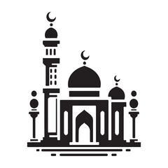 Mosque silhouette vector file