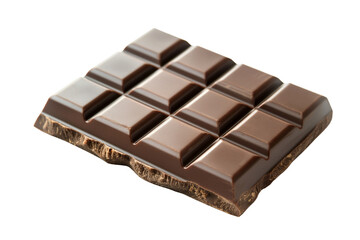 chocolate bar transparent background Generative Ai