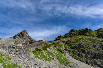 夏の槍沢カール
