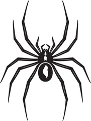 spider silhouette vector