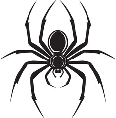 spider silhouette vector