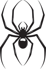 spider silhouette vector