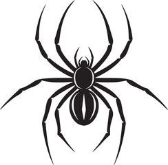 spider silhouette vector