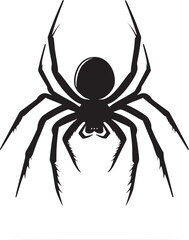 spider silhouette vector