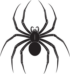 spider silhouette vector