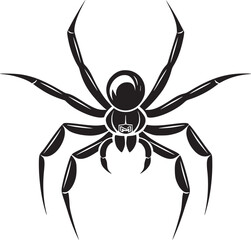 spider silhouette vector