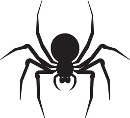 spider silhouette vector