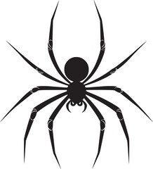 spider silhouette vector