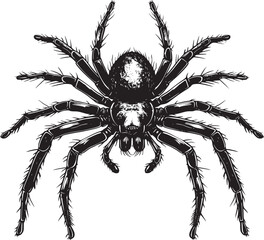 Obraz premium spider silhouette vector