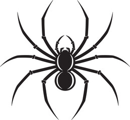 spider silhouette vector