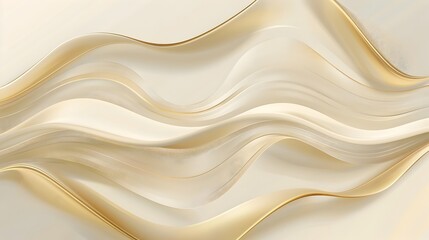 Obraz premium Flowing Waves of Luxurious Golden Texture and Elegantly Undulating Patterns