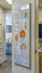 Dermatology Office Poster Highlighting Skincare Evolution and Modern Science Insights - Design for Medical Advertisement and Educational Display