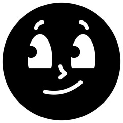 eyes right solid icon