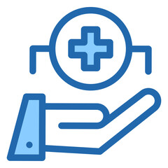 Hand, health care, hospital, medical, protection Icon