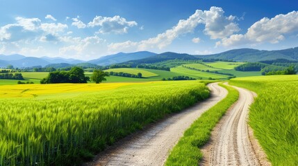 Fototapeta premium Journey Through the Emerald Path