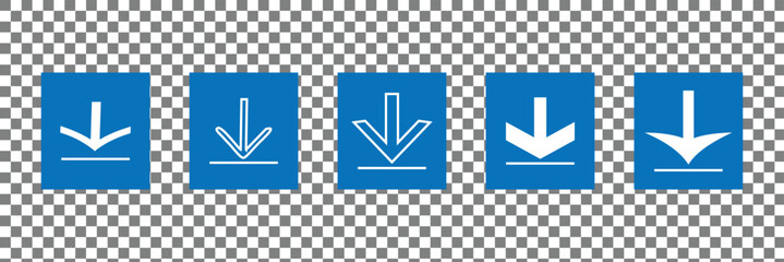 download button icon sign vector