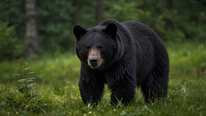 Fototapeta premium The Black Bear's Olympic Saga